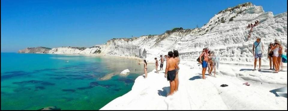 Scala Dei Turchi The White Wall Villa Realmonte Kültér fotó