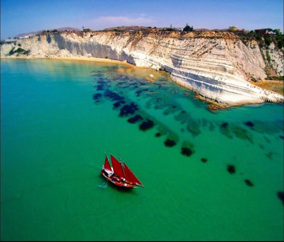 Scala Dei Turchi The White Wall Villa Realmonte Kültér fotó